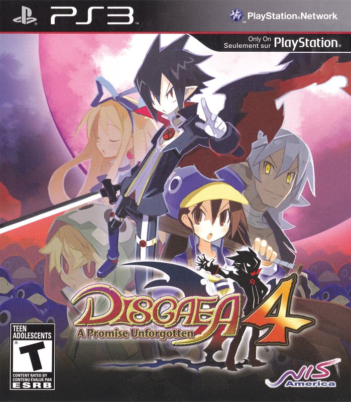 Disgaea 4: A Promise Unforgotten box art for Playstation 3